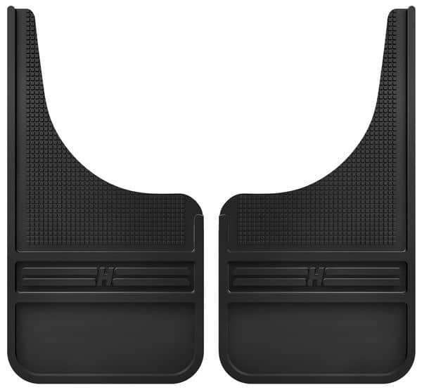 Universal Black 12" MudDog Front Mud Flap | Dirty Garage