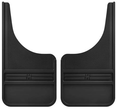 Universal Black 12" MudDog Front Mud Flap | Dirty Garage