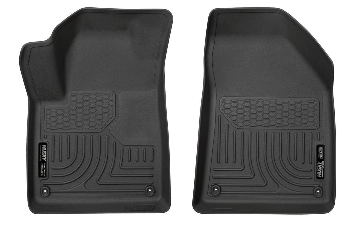 2015-2023 Cherokee X-Act Black Front Row Floor Liners | Dirty Garage