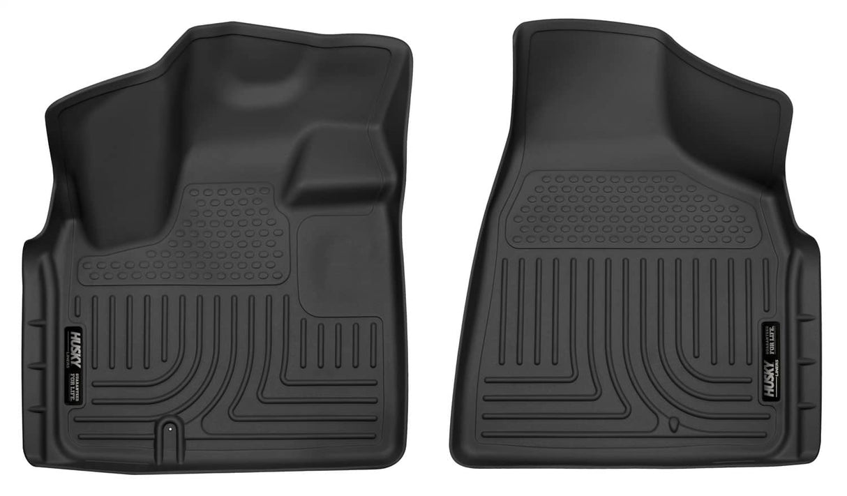 2008-2021 Grand Caravan / 2008-2016 Town & Country X-Act Black Front Row Floor Liners | Dirty Garage