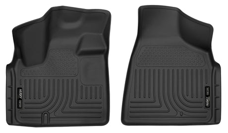 2008-2021 Grand Caravan / 2008-2016 Town & Country X-Act Black Front Row Floor Liners | Dirty Garage
