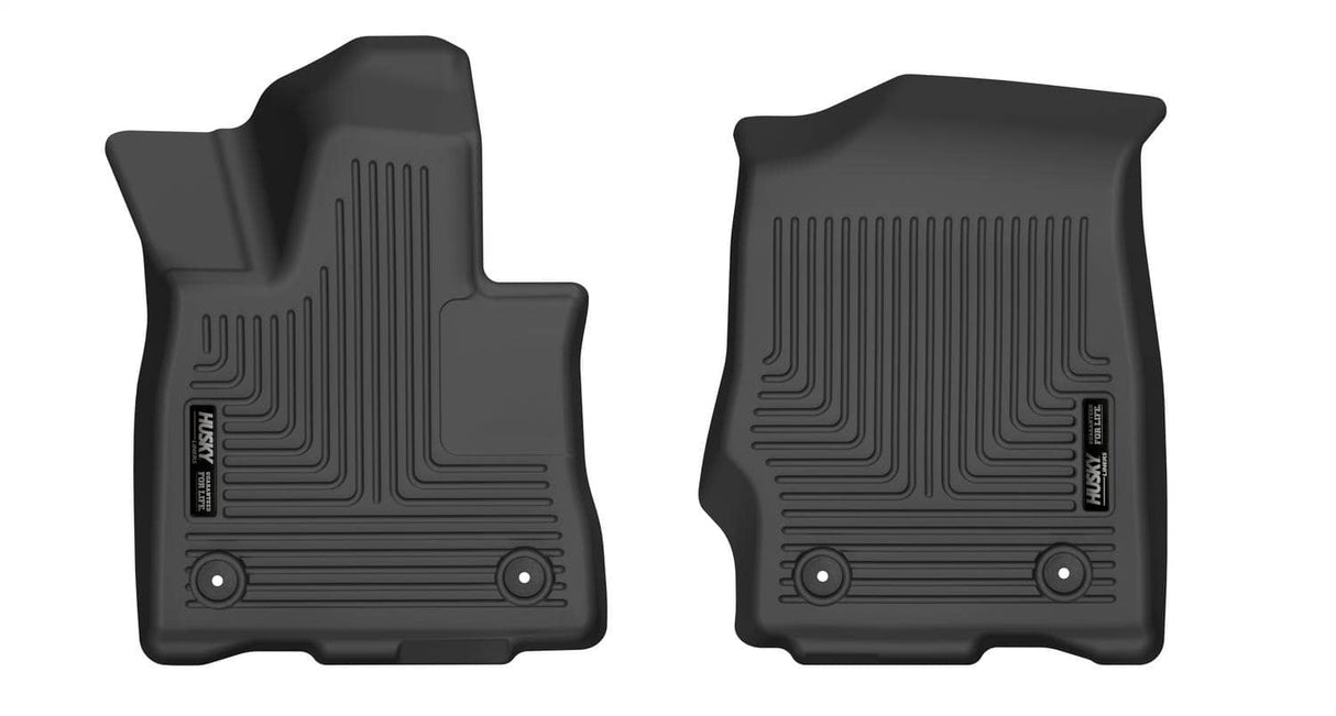 2020-2025 Aviator X-Act Black Front Floor Liners | Dirty Garage