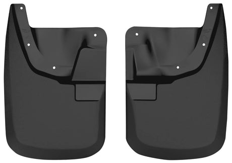 2011-2016 Super Duty Black Molded Custom Fit Front Mud Flaps | Dirty Garage