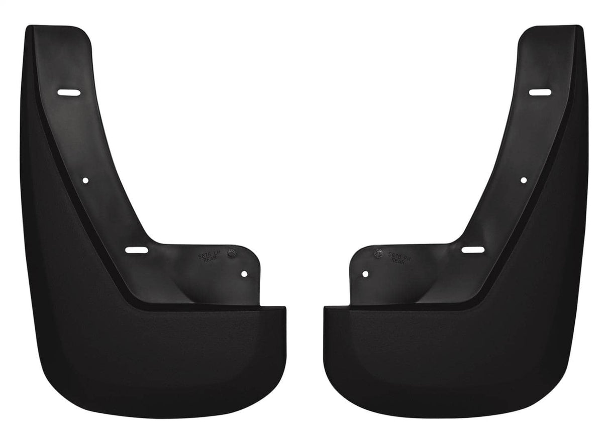 2007-2014 Escalade ESV/Yukon XL Denali Black Molded Custom Fit Rear Mud Flaps | Dirty Garage