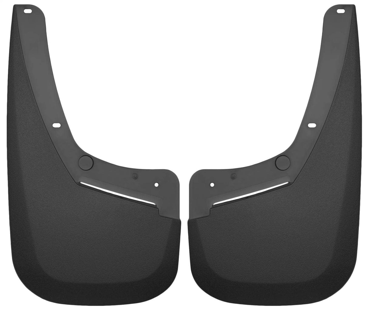 2007-2013 Silverado & 2007-2014 HD Black Molded Custom Fit Front Mud Flaps | Dirty Garage