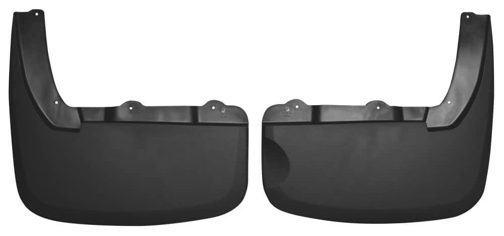 2010-2018 Ram 3500 Dually with OEM Fender Flares Mud Flap Rear Molded Black Custom Fit | Dirty Garage