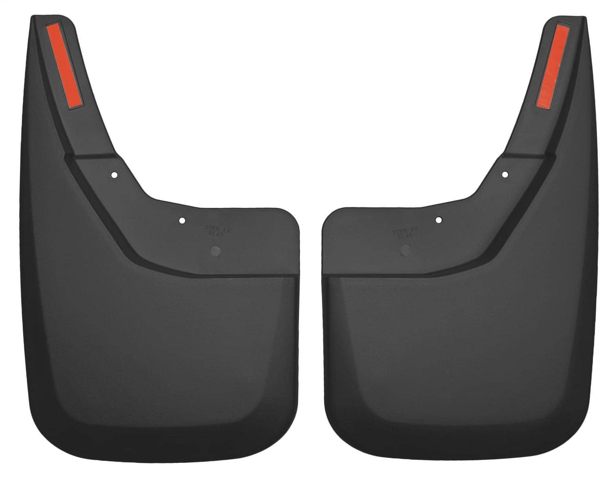 2014-2018 Silverado 1500/2015-2019 HD Black Molded Custom Fit Rear Mud Flaps | Dirty Garage