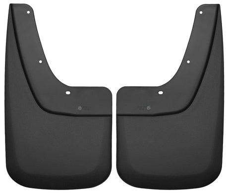 2014-2018 Sierra 1500/2015-2019 HD Black Molded Custom Fit Rear Mud Flaps | Dirty Garage