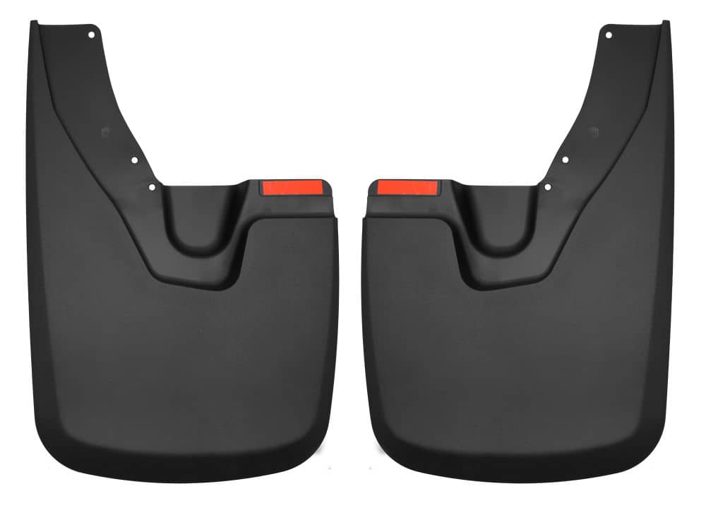2019-2024 Ram 2500/3500 with OEM Flares Black Molded Custom Fit Front Mud Flaps | Dirty Garage