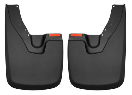 2019-2024 Ram 2500/3500 with OEM Flares Black Molded Custom Fit Front Mud Flaps | Dirty Garage
