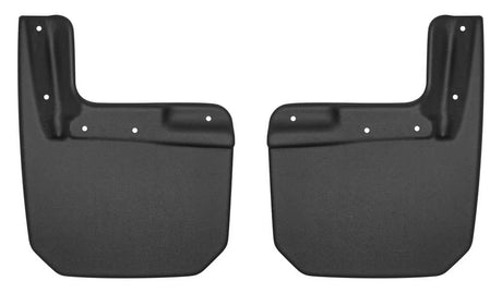 2018-2025 Wrangler JL (Exc Rubicon) Black Molded Custom Fit Front Mud Flaps | Dirty Garage
