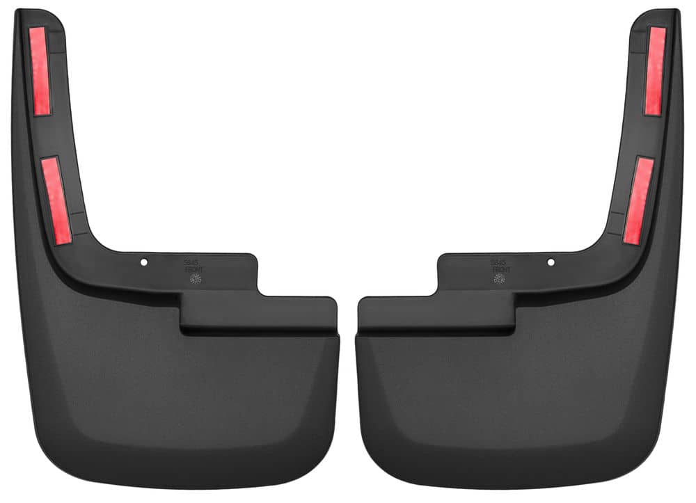 2015-2020 F150 Black Molded Custom Fit Front Mud Flaps with Fender Flares | Dirty Garage