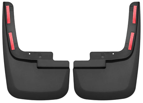 2015-2020 F150 Black Molded Custom Fit Front Mud Flaps with Fender Flares | Dirty Garage