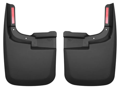 2017-2025 Super Duty Black Molded Custom Fit Front Mud Flaps Without Fender Flares | Dirty Garage
