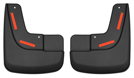 2017-2020 Ford Raptor Black Molded Custom Fit Front Mud Flaps | Dirty Garage
