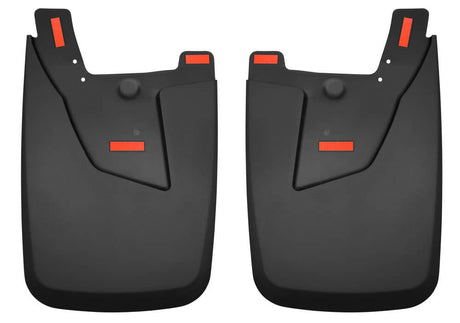 2019-2024 Ram 2500/3500 Black Molded Custom Fit Rear Mud Flaps | Dirty Garage