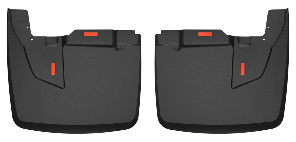 2019-2024 Ram 3500 Black Molded Custom Fit Rear Mud Flaps With OEM Fender Flares | Dirty Garage