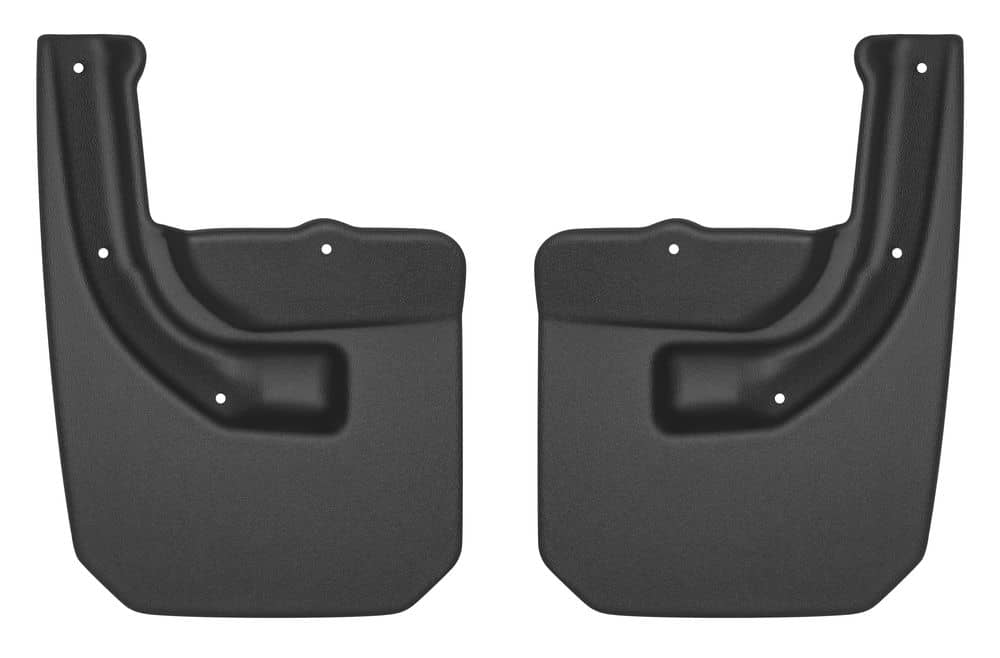 2018-2025 Wrangler JL Black Molded Custom Fit Rear Mud Flaps (Exc Rubicon) | Dirty Garage
