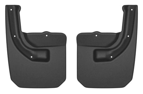 2018-2025 Wrangler JL Black Molded Custom Fit Rear Mud Flaps (Exc Rubicon) | Dirty Garage