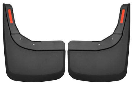 2019-2025 Silverado 1500 Black Molded Custom Fit Rear Mud Flaps | Dirty Garage