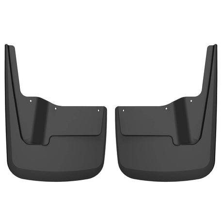 2020-2025 Sierra HD Black Molded Custom Fit Rear Mud Flaps (Exc AT4X) | Dirty Garage