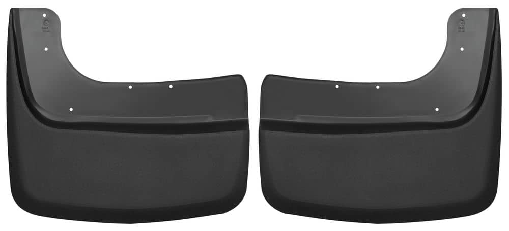 2017-2025 Super Duty Dually Black Molded Custom Fit Rear Mud Flaps Without Flares | Dirty Garage