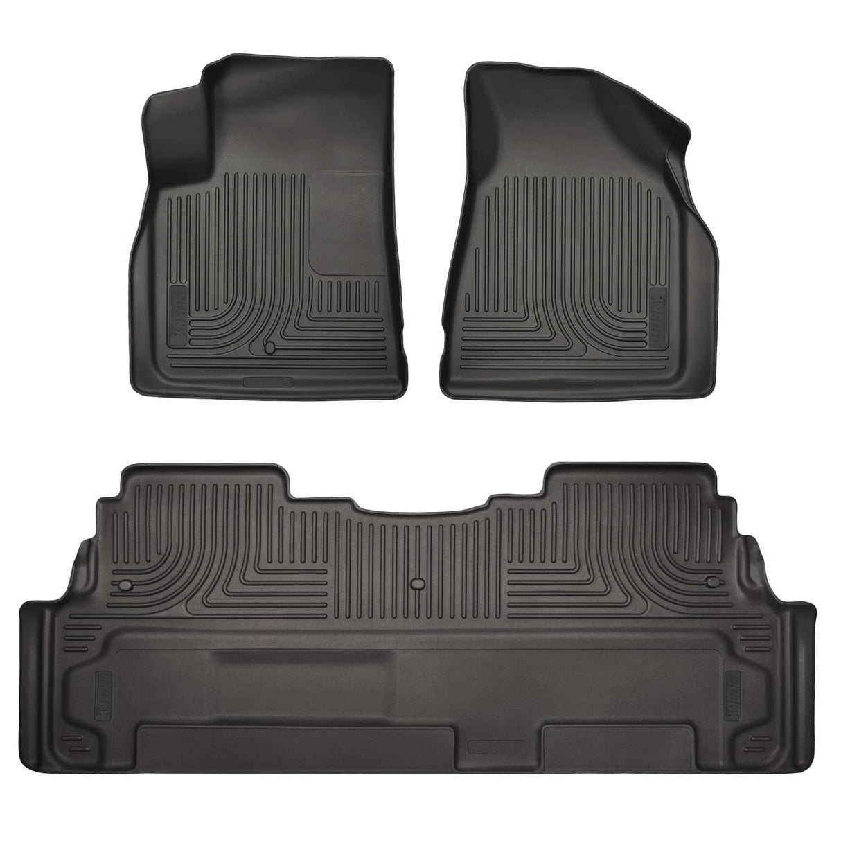 2007-2017 Acadia/Enclave/Outlook/Traverse Front and Second Row Weatherbeater Floor Liners | Dirty Garage