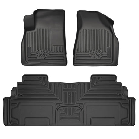 2007-2017 Acadia/Enclave/Outlook/Traverse Front and Second Row Floor Liners | Dirty Garage