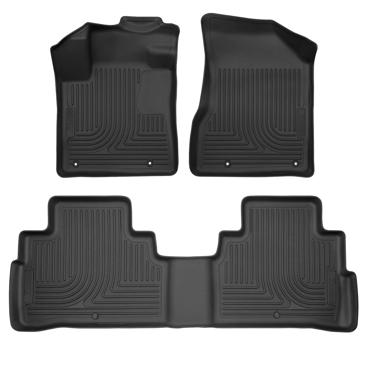 2015-2018 Murano Weatherbeater Black Front and Rear Floor Liners | Dirty Garage
