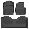 2019-2023 Super Duty Extended Cab Weatherbeater Black Front and Rear Floor Liners | Dirty Garage