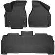2017-2024 Pacifica Weatherbeater Black Front and Second Row Floor Liners | Dirty Garage