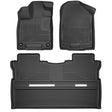 2017-2025 Ridgeline Weatherbeater Black Front and Second Row Floor Liners | Dirty Garage