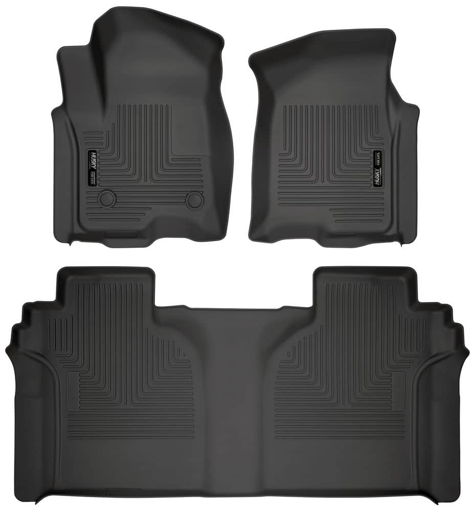 2019-2025 Silverado/Sierra 1500/HD Crew Cab Front and Rear Floor Liners | Dirty Garage