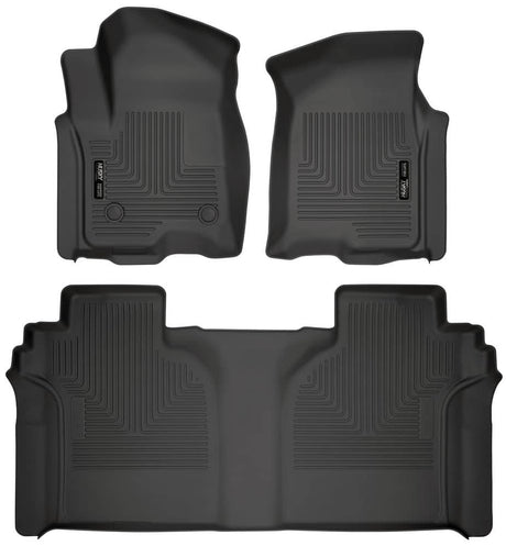 2019-2025 Silverado/Sierra 1500/HD Crew Cab Front and Rear Floor Liners | Dirty Garage