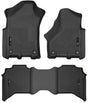 2019-2025 Ram 2500/3500 Crew Cab Black Weatherbeater Front & Rear Floor Liners | Dirty Garage