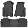 2019-2025 Ram 2500/3500 Mega Cab Black Weatherbeater Front & Rear Floor Liners | Dirty Garage
