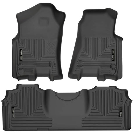 2019-2025 Ram 2500/3500 Mega Cab Black Weatherbeater Front & Rear Floor Liners | Dirty Garage