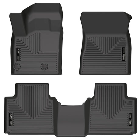 2022-2025 Outlander (Excluding PHEV) Black Weatherbeater Front & Rear Floor Liners | Dirty Garage