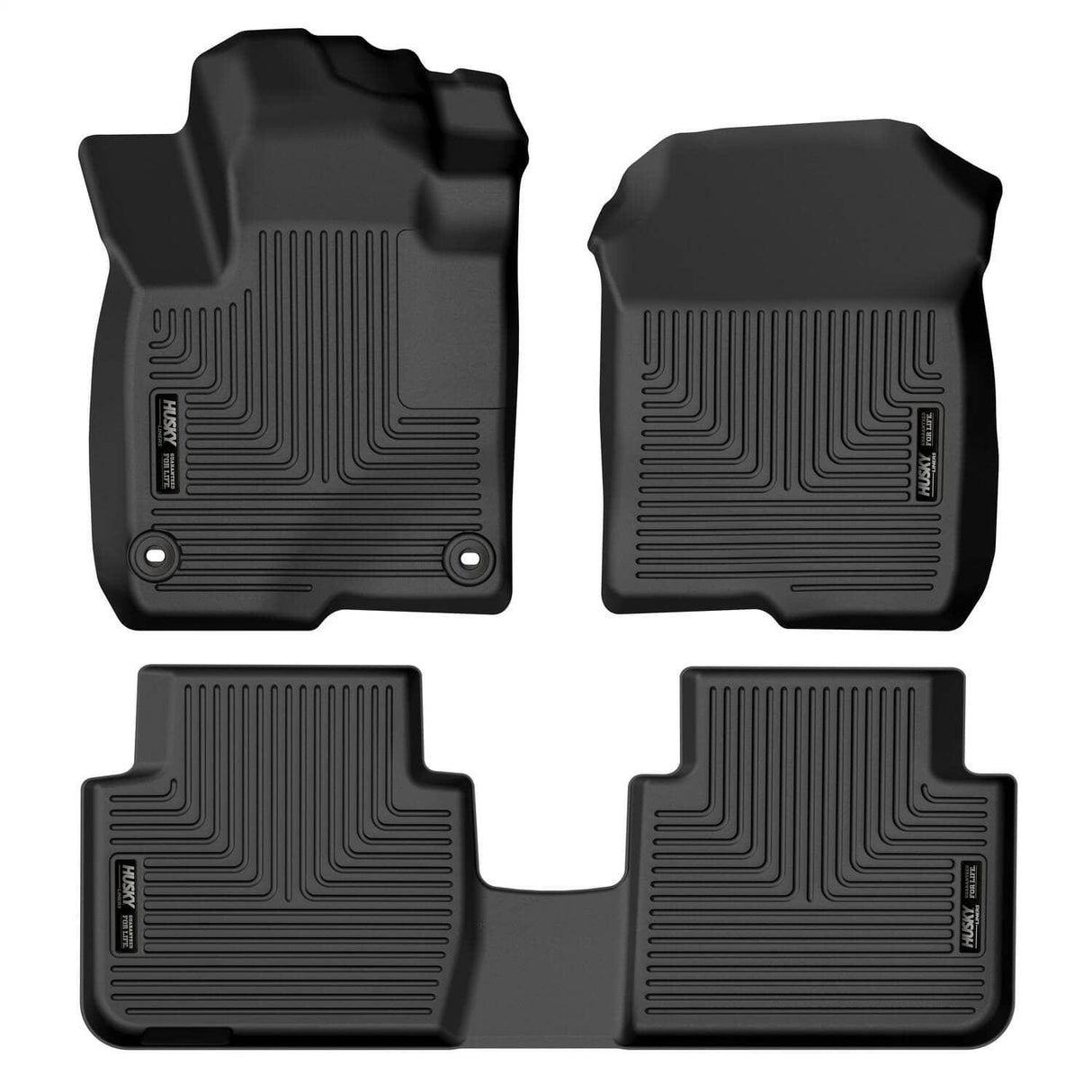 2023-2025 HR-V Black WeatherBeater Front & Rear Floor Liners | Dirty Garage