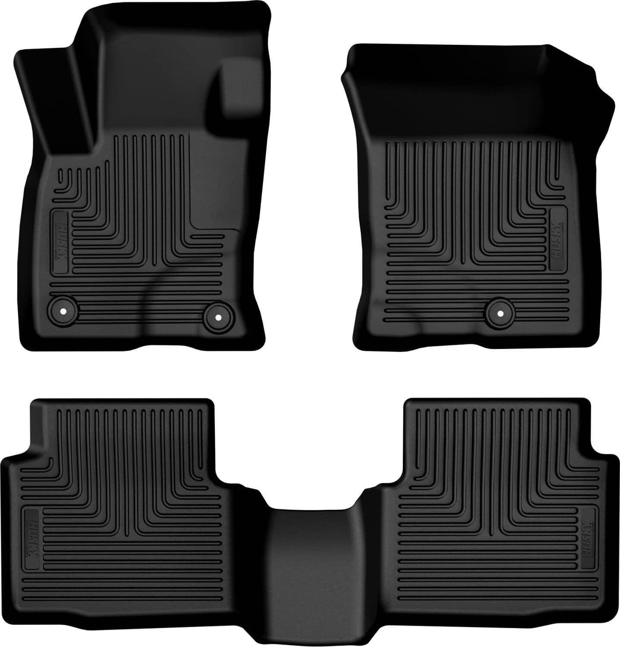 2024-2025 Escape (Exc Hybrid) Black Weatherbeater Front & Rear Floor Liners | Dirty Garage