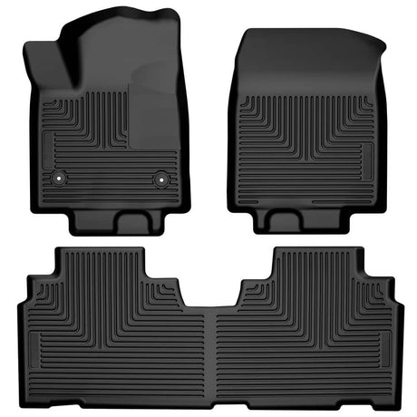 2024-2025 Blazer EV Black Weatherbeater Front and Second Row Floor Liners | Dirty Garage