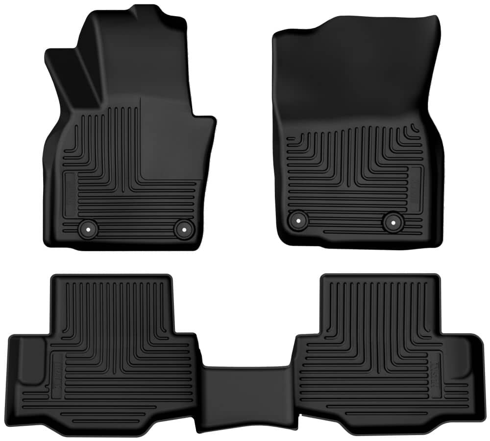 2024-2025 CX-90 Black Weatherbeater Front and Rear Floor Liners | Dirty Garage