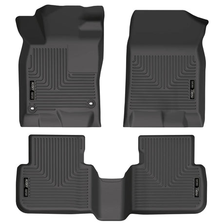 2022-2025 Civic/2023-2025 Integra Hatchback Black Weatherbeater Front and Rear Floor Liners | Dirty Garage
