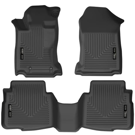 2020-2025 Outback/Legacy Black Weatherbeater Front Rear Floor Liners | Dirty Garage