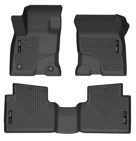2022-2025 Escape Hybrid Black Weatherbeater Front & Rear Floor Liners | Dirty Garage