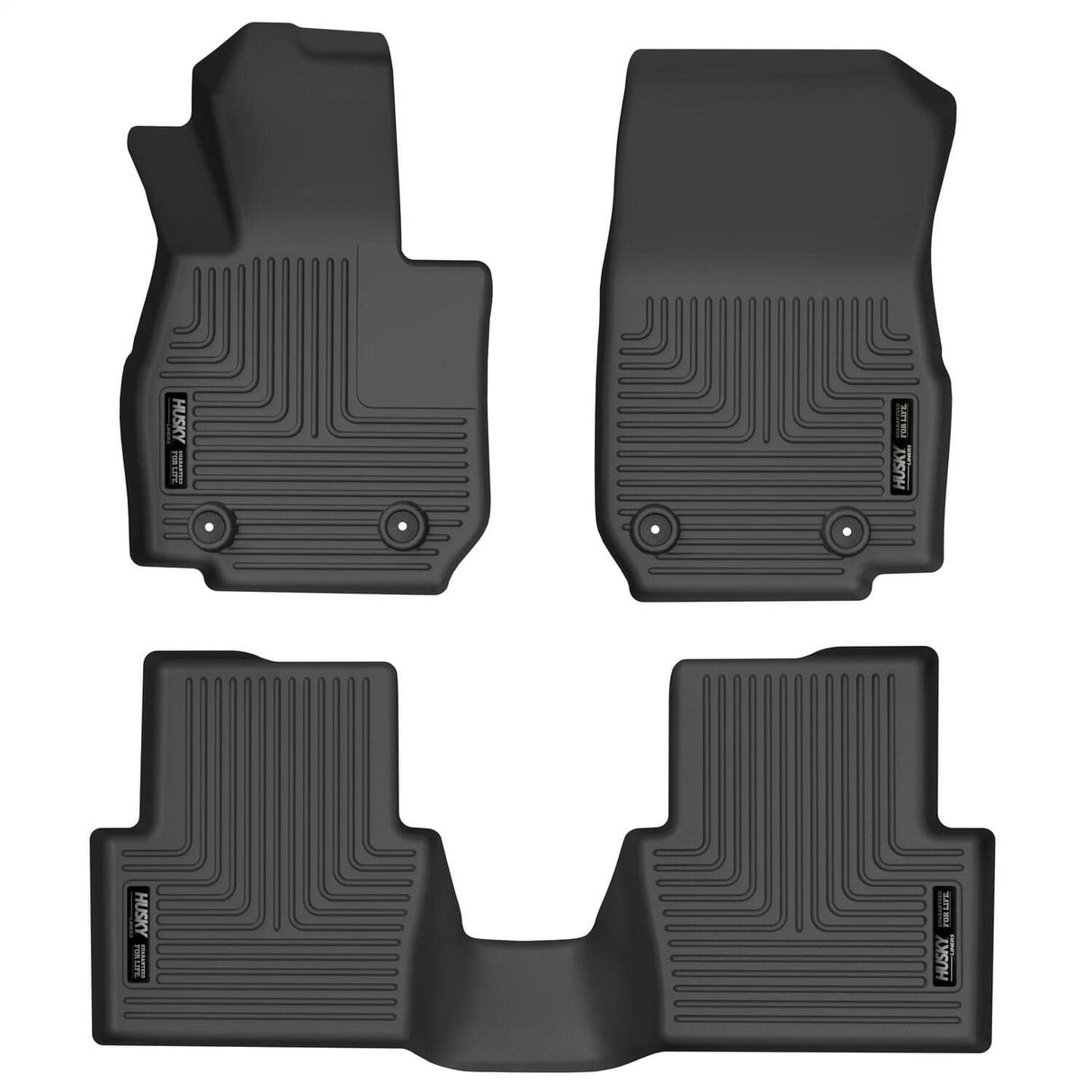 2020-2021 CX-3 Black Weatherbeater Front & Second Row Floor Liners | Dirty Garage