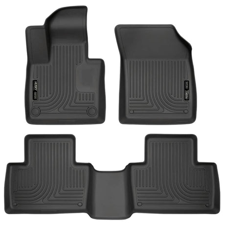 2016-2026 XC90 Weatherbeater Front & Second Row Floor Liners (Excluding XC90 Recharge Plug-In Hybrid) | Dirty Garage