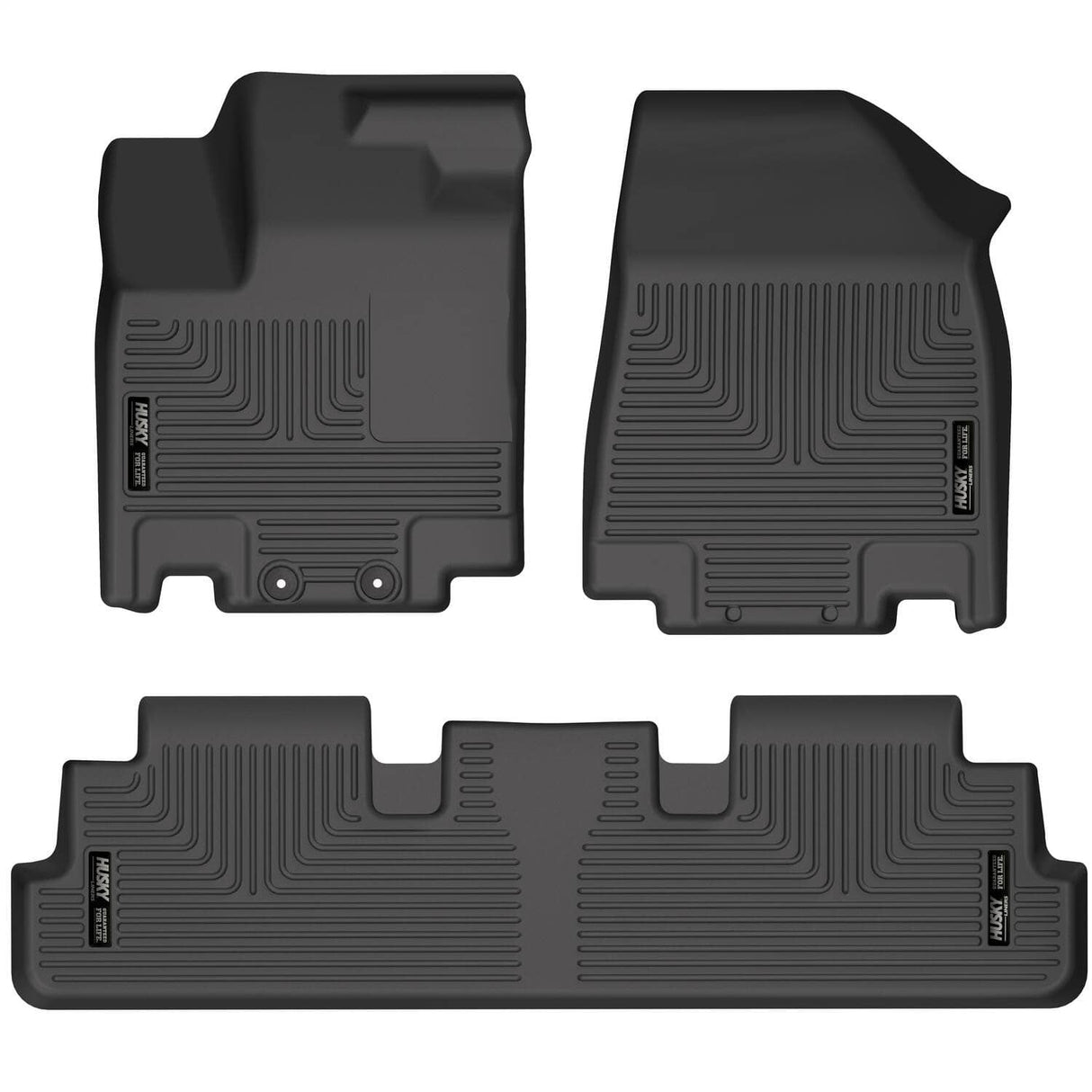 2022-2025 Pathfinder / QX60 Black Weatherbeater Front & Rear Floor Liners | Dirty Garage