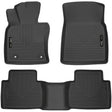 2018-2024 Camry (Exc Hybrid) Black Weatherbeater Front & Rear Floor Liners | Dirty Garage