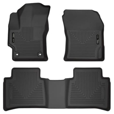 2020-2025 Corolla Sedan Black Weatherbeater Front and Rear Floor Liners | Dirty Garage